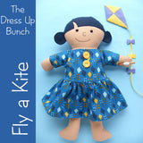 Dress Up Bunch Doll Fly a Kite Dress and Kite Pattern