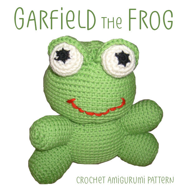Garfield the Frog Crochet Amigurumi Pattern