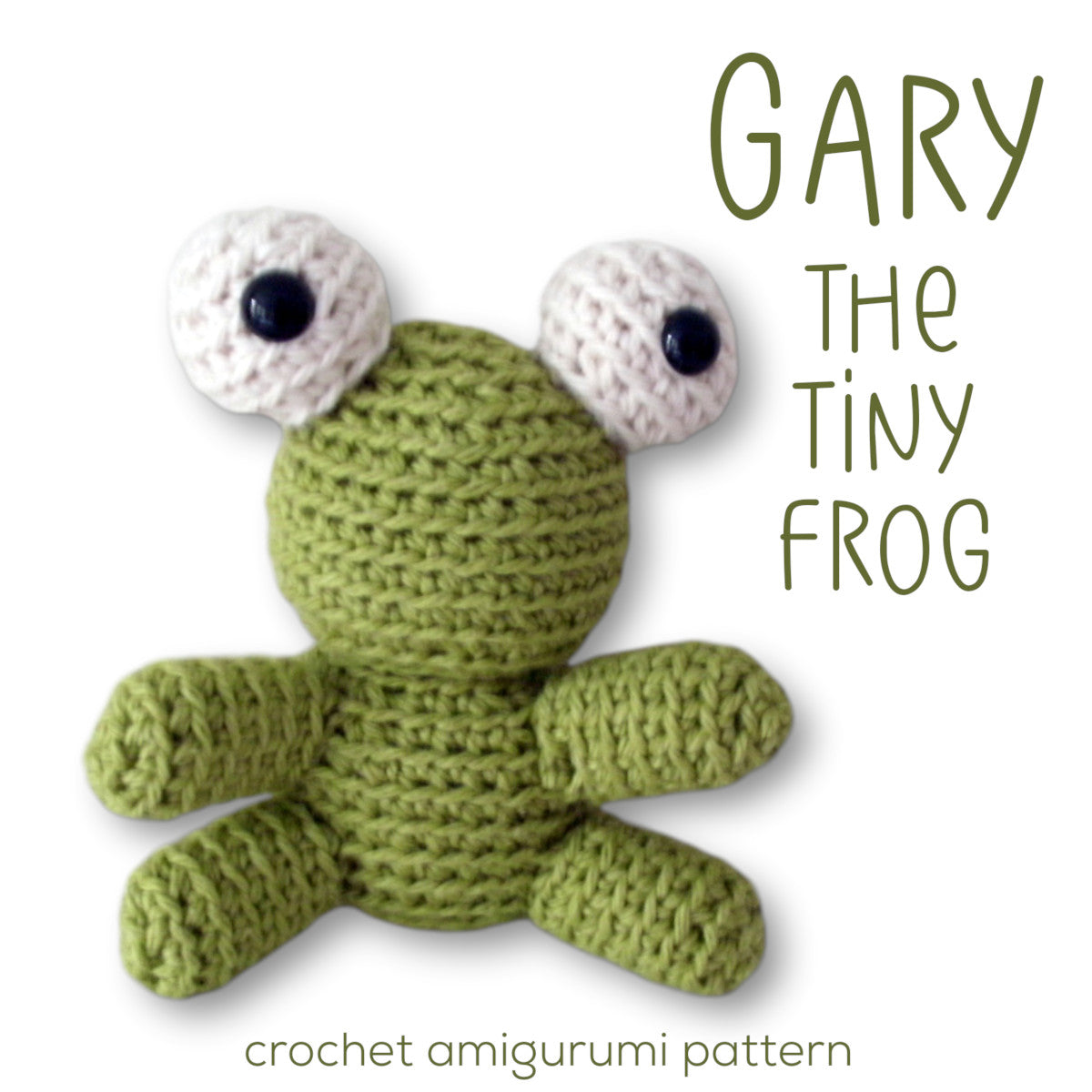 Gary the Tiny Frog Crochet Amigurumi Pattern