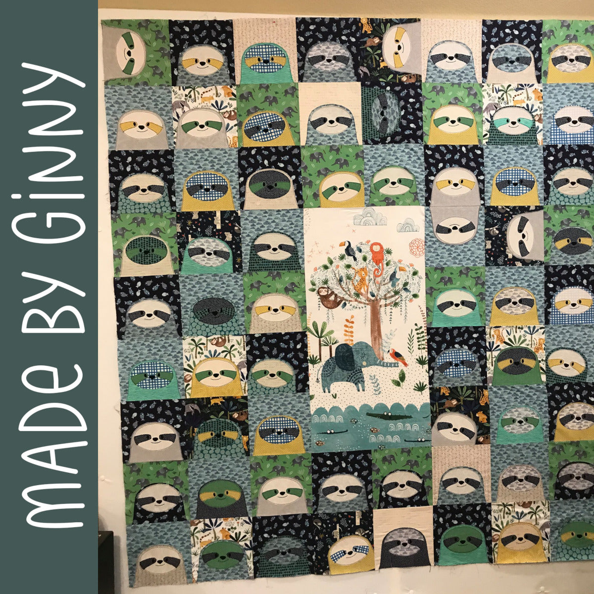 Sillyy Pattern Silly Sloths Quilt Pattern – Shiny Happy World
