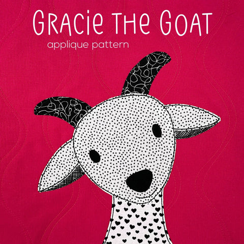 Gracie Goat Applique Pattern