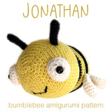 Jonathan the Bumblebee Crochet Amigurumi Pattern