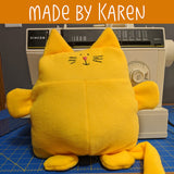 Franklin the Fat Cat softie pattern