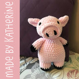 Clarita the Pig Crochet Amigurumi Pattern