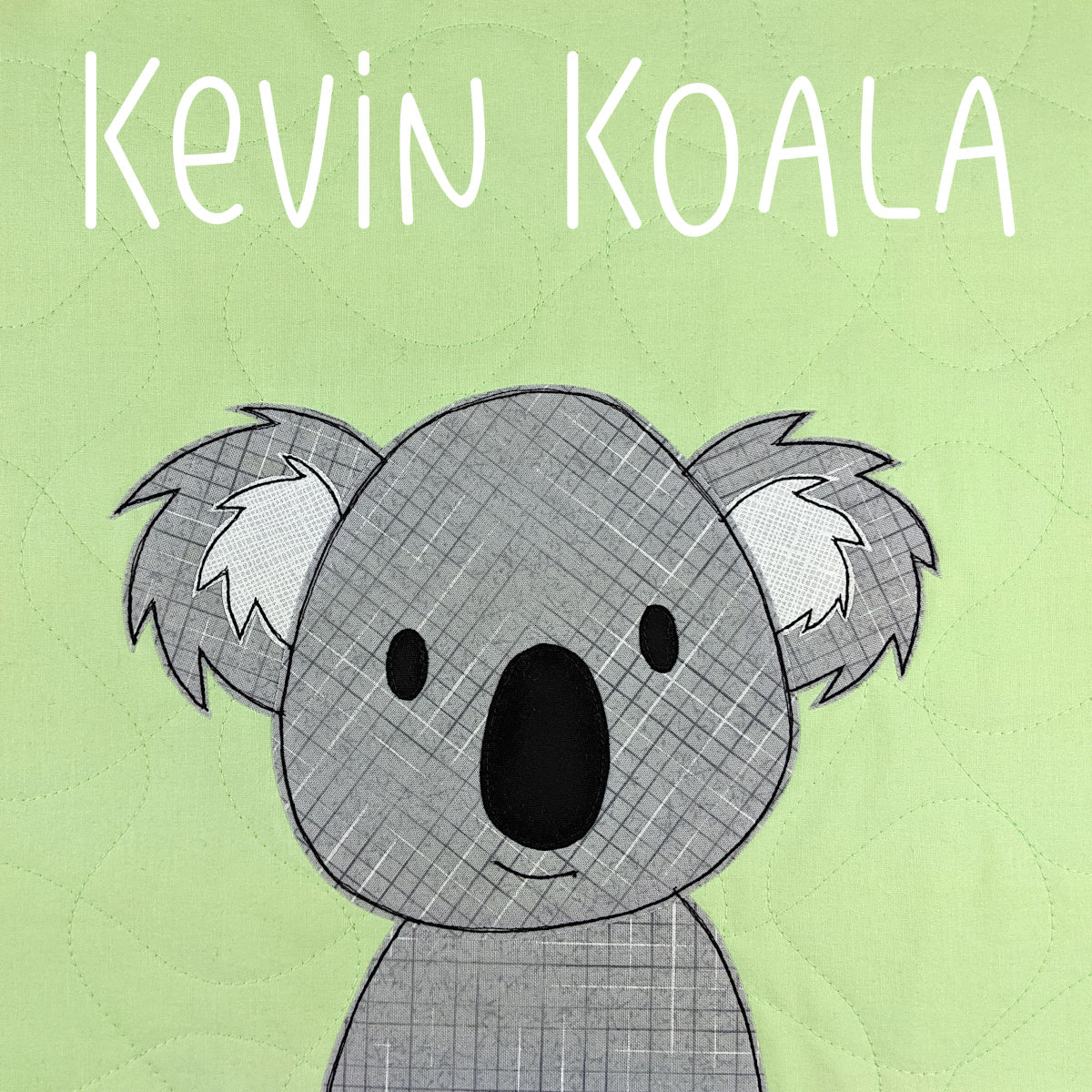 Kevin Koala Applique Pattern
