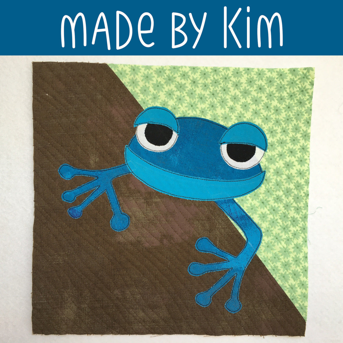 Troy the Tree Frog Applique Pattern