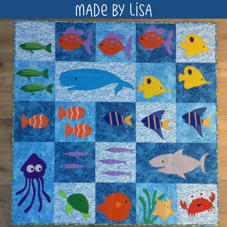 Fish Panel Quilt Tutorial Fish Quilt Pattern – Shiny Happy World