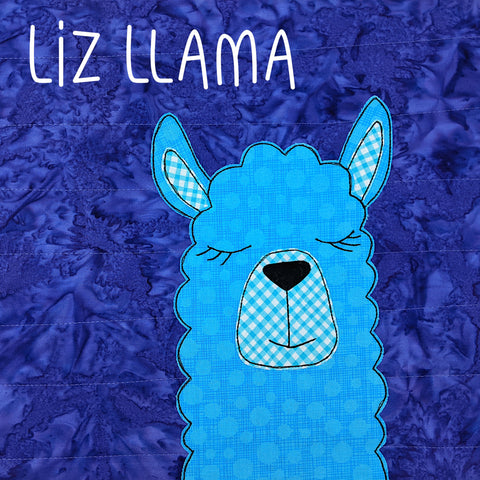 Liz Llama Applique Pattern