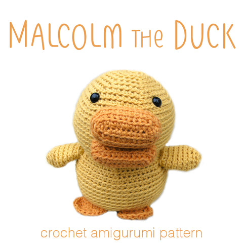Malcolm the Duck Crochet Amigurumi Pattern