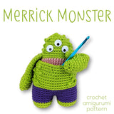 Merrick the Monster Crochet Amigurumi Pattern