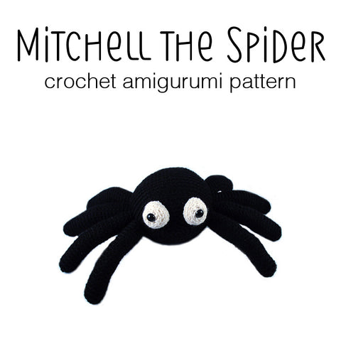 Mitchell the Spider Crochet Amigurumi Pattern