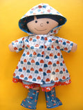 Dress Up Bunch Doll Raincoat Pattern