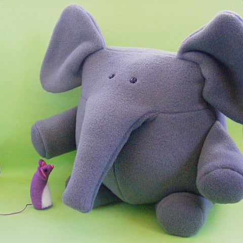 Napoleon and Josephine - Elephant and Mouse Softie Pattern