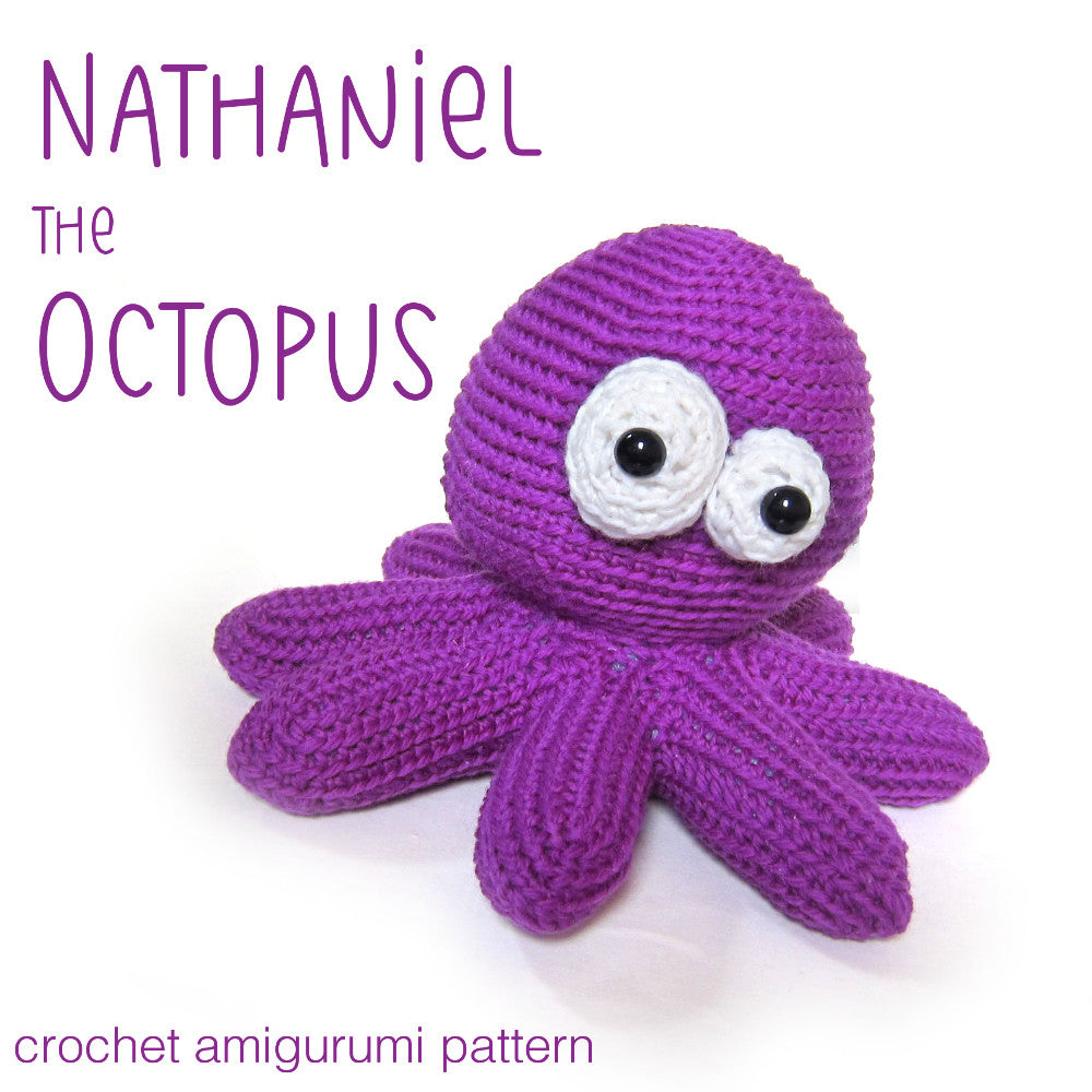 Nathaniel the Octopus Crochet Amigurumi Pattern