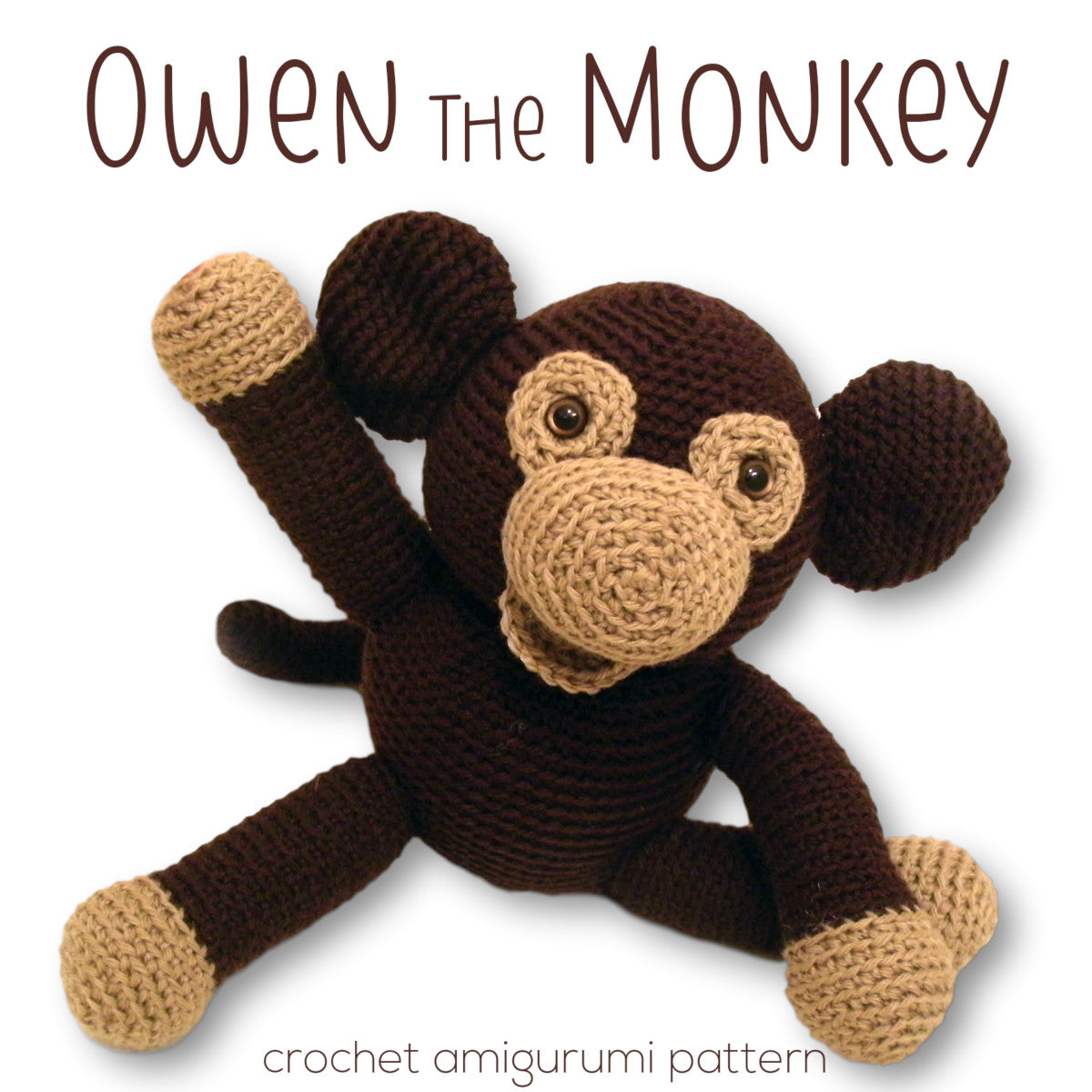Owen the Monkey Crochet Amigurumi Pattern