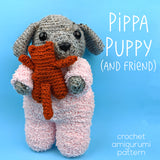 Pippa Puppy Crochet Amigurumi Pattern