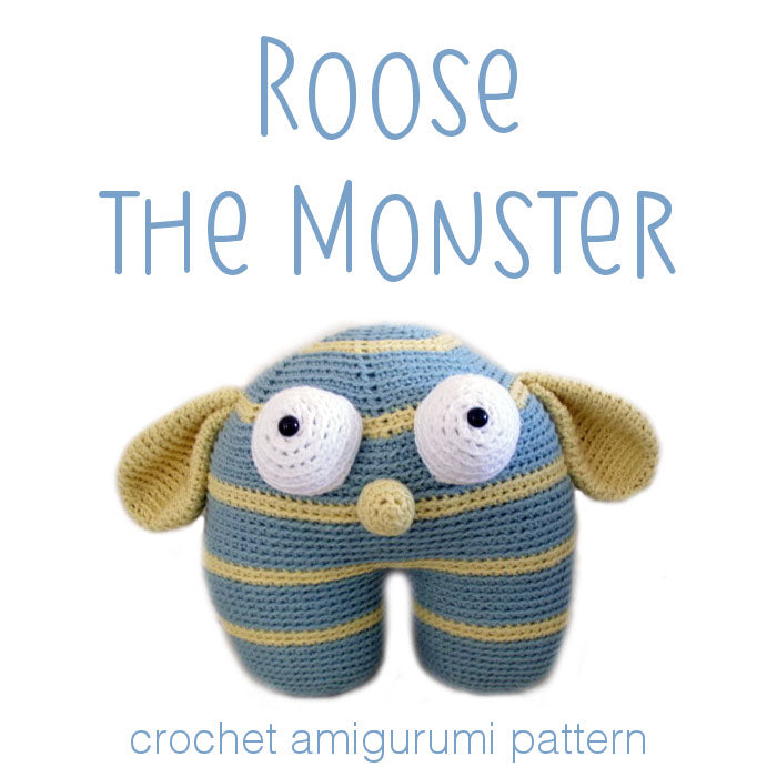 Roose the Monster Crochet Amigurumi Pattern