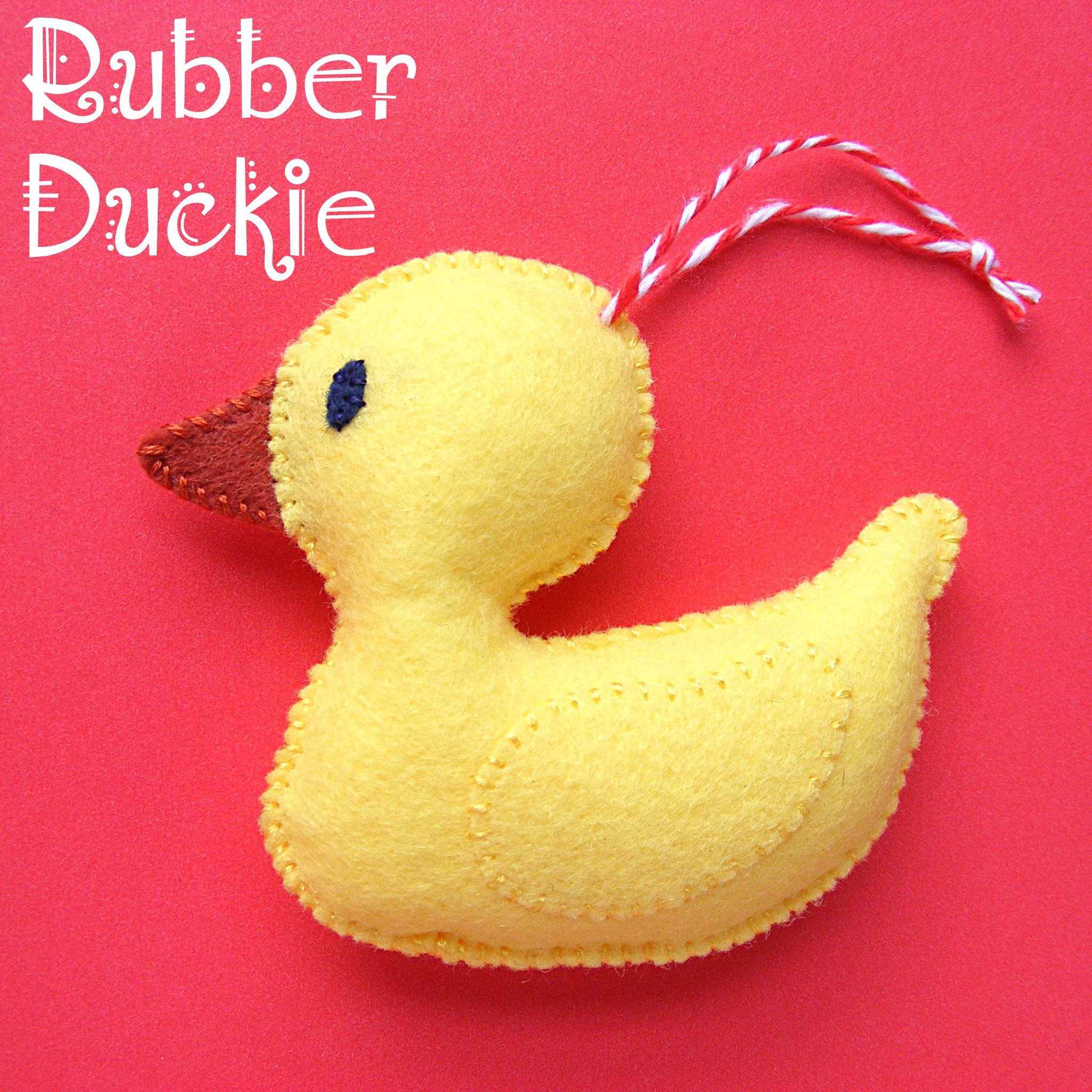 Rubber Duckie Ornament Pattern
