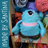 Merrick the Monster Crochet Amigurumi Pattern