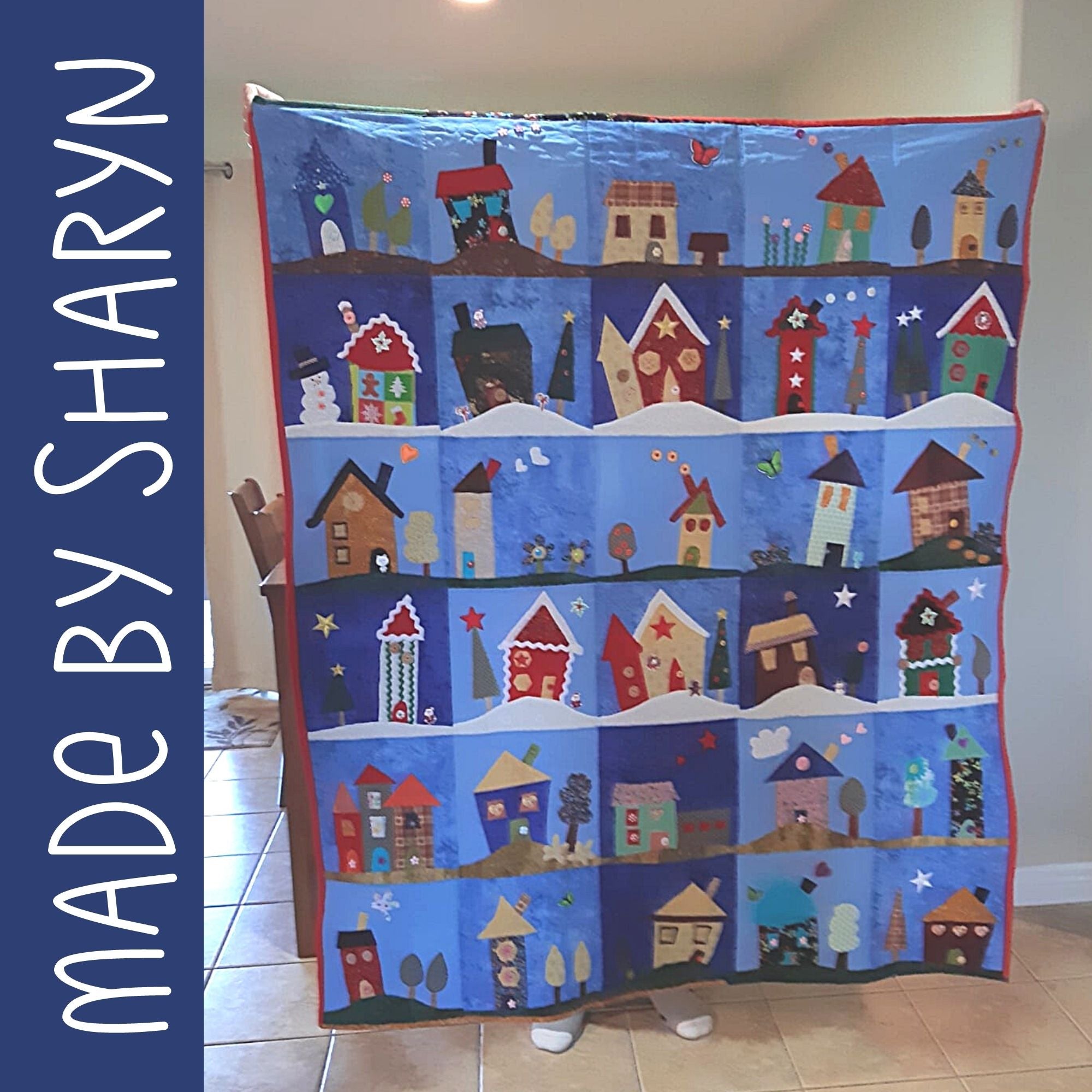 Shiny Happy Houses Quilt Pattern