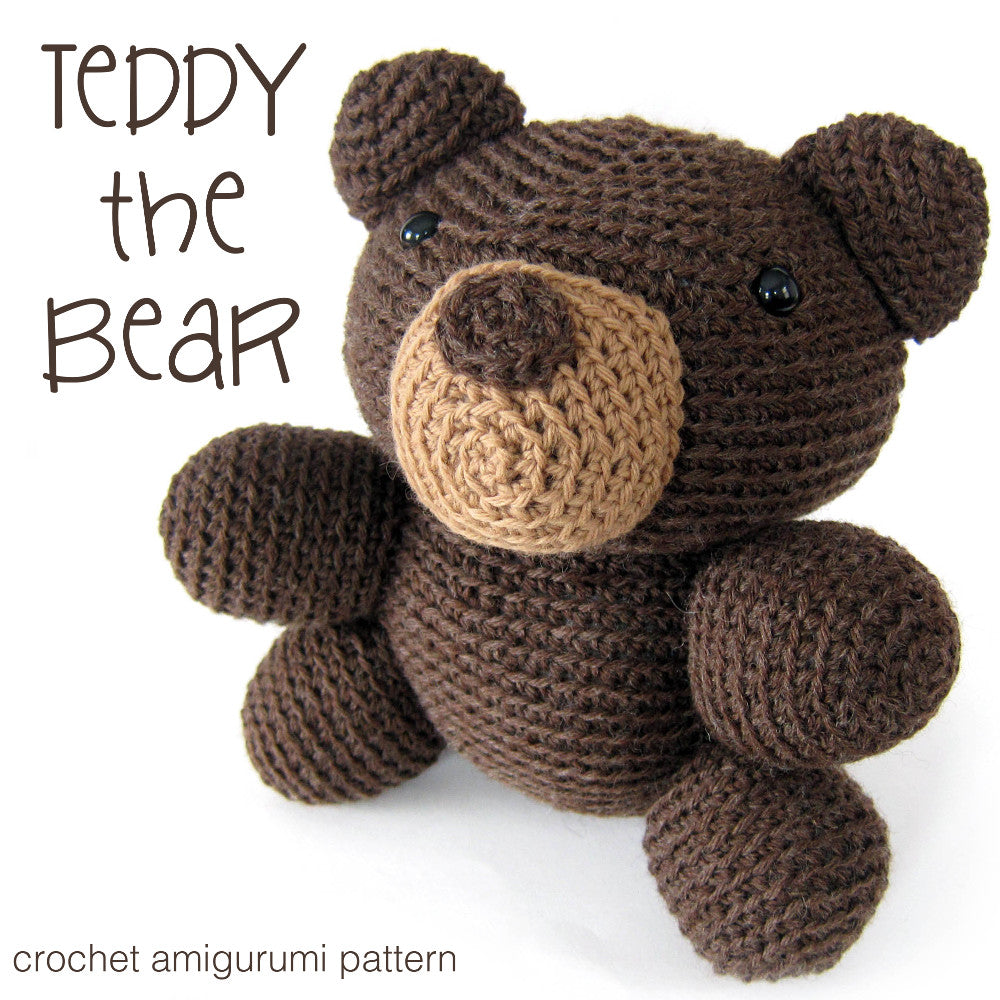 Teddy the Bear Crochet Amigurumi Pattern