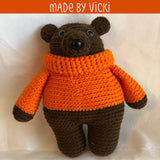 Byron Bear Crochet Amigurumi Pattern