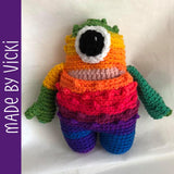 Merrick the Monster Crochet Amigurumi Pattern