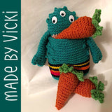 Merrick the Monster Crochet Amigurumi Pattern