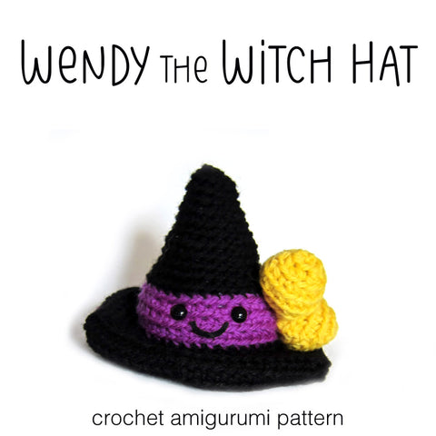 Wendy the Witch Hat Crochet Amigurumi Pattern
