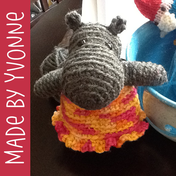 Hayley Hippo Crochet Amigurumi Pattern