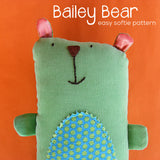 Bailey Bear softie pattern