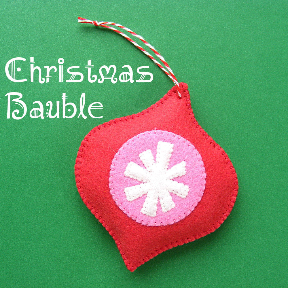 Christmas Bauble Ornament Pattern