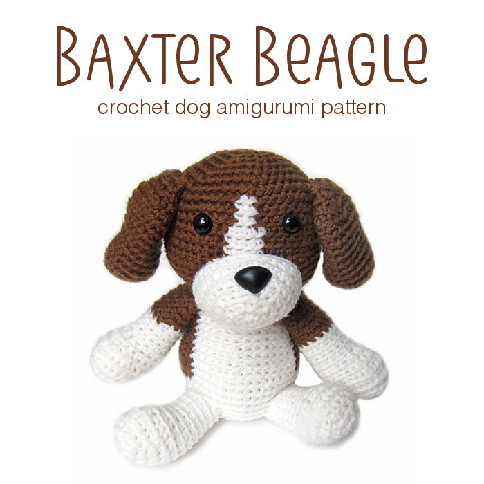 Baxter Beagle Crochet Amigurumi Pattern