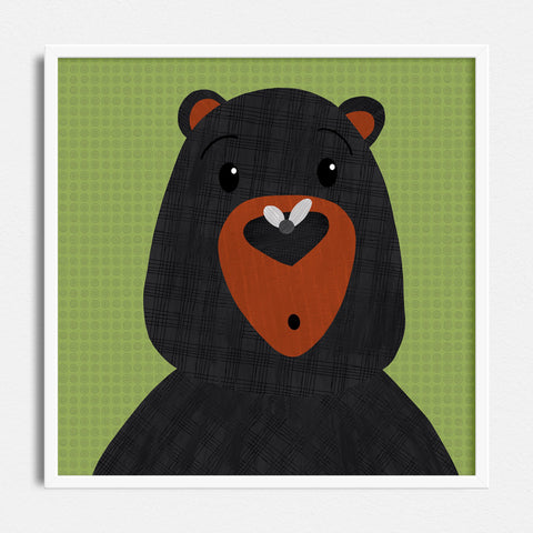 Boris Bear with a Fly on His Nose - printable art