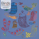 Birds embroidery pattern