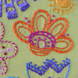 Bloom embroidery pattern