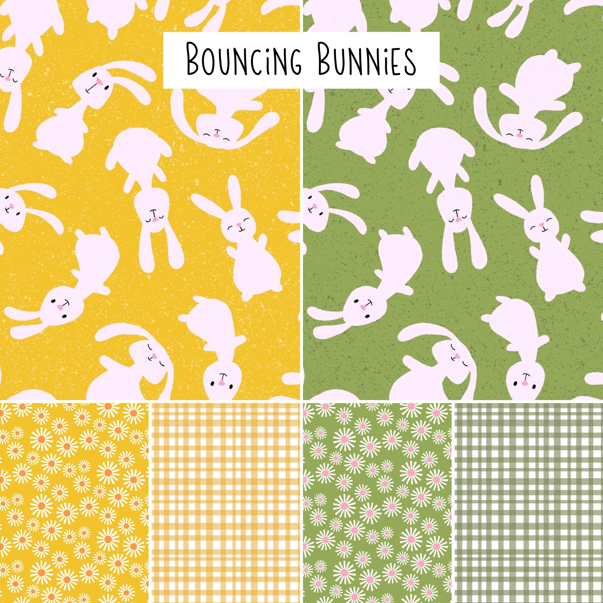 Bouncing Bunnies - Mini Fabric Collection