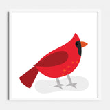 Cardinal - printable bird art