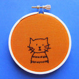 Cats embroidery pattern