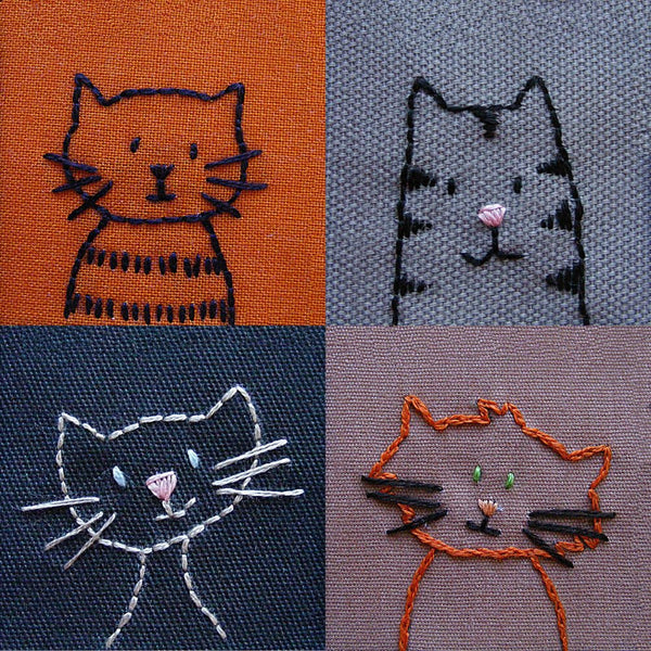 Stitch Kitties on Your Favorite Shirt With My New Embroidery