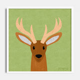 Deer - Art Print - Painted Style