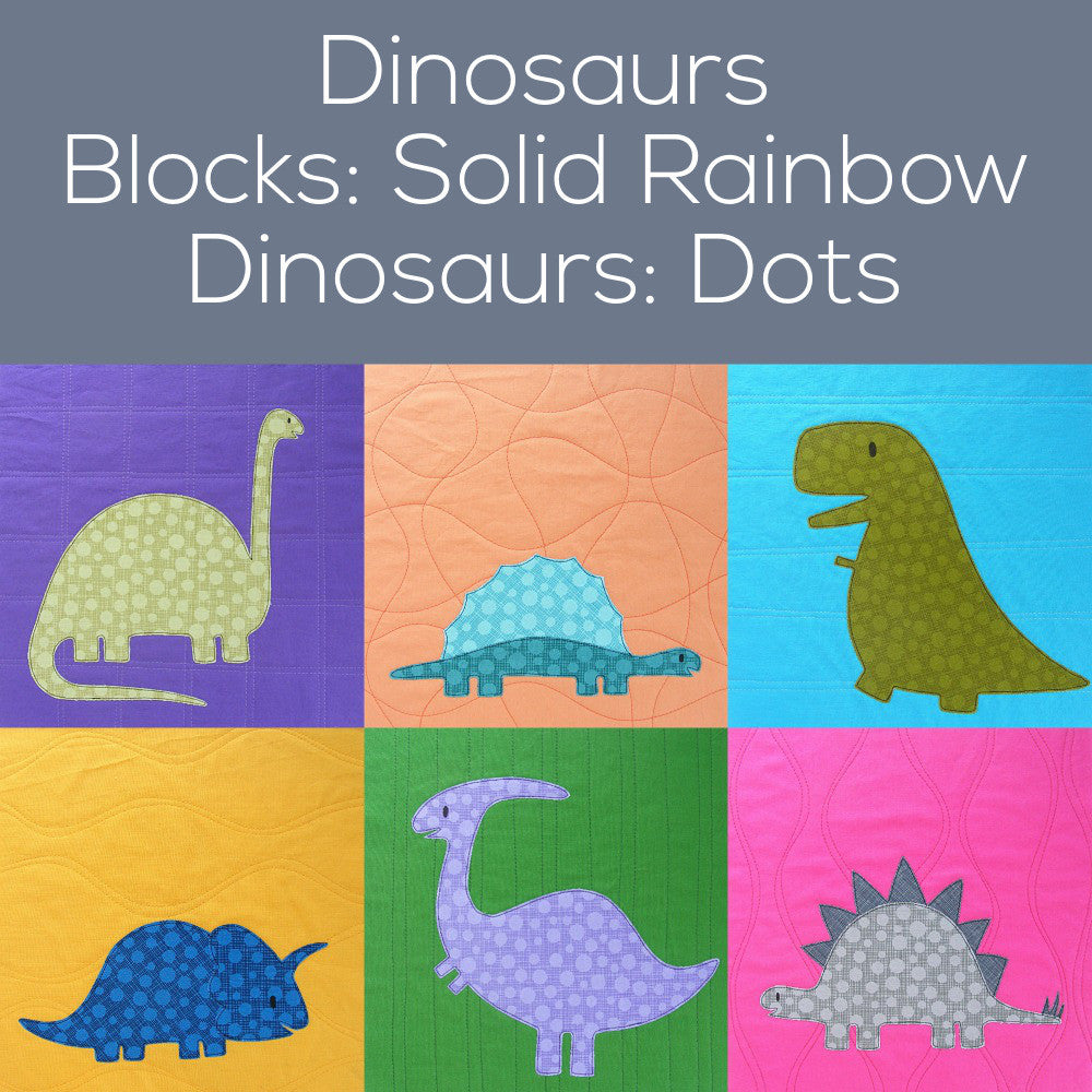 Dinosaur Quilt Pattern – Shiny Happy World dinosaur-quilt-pattern-shiny-happy-world