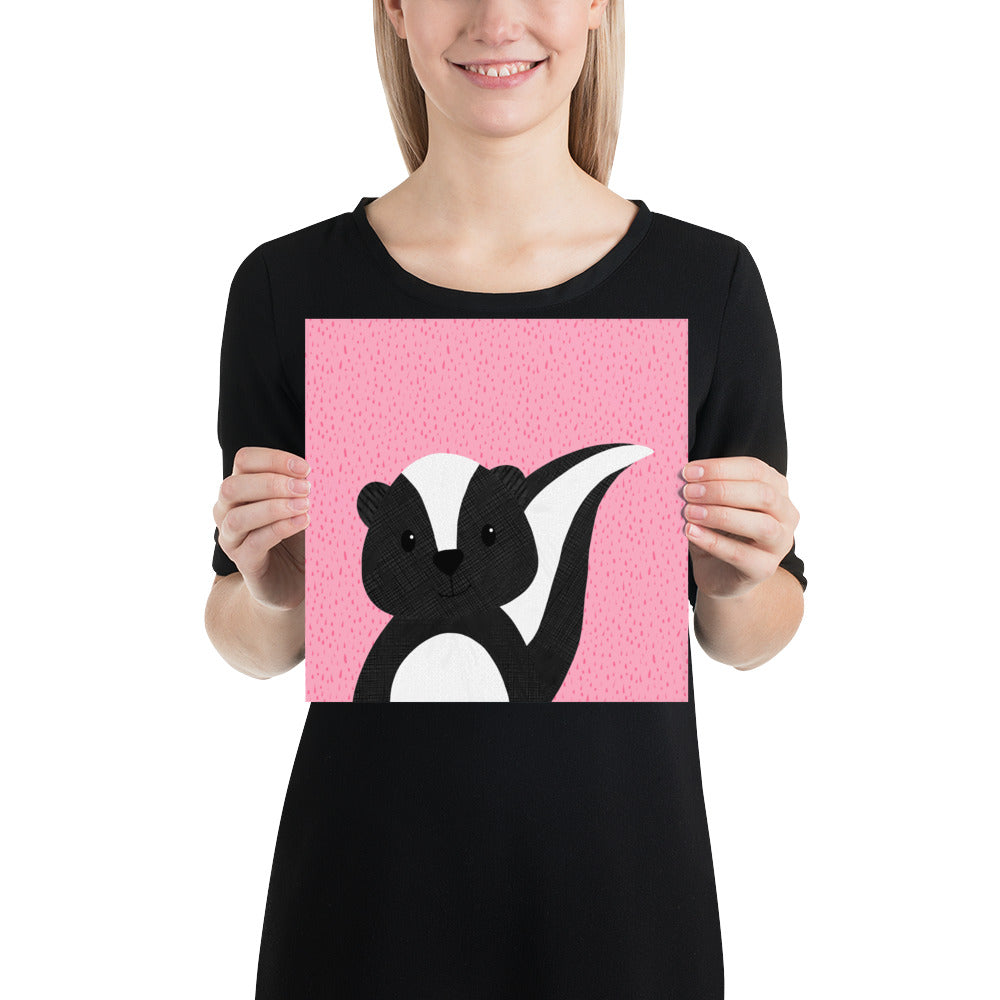 Skunk - art print - painted style