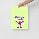 Wash Your Hands Monster - Kids Poster