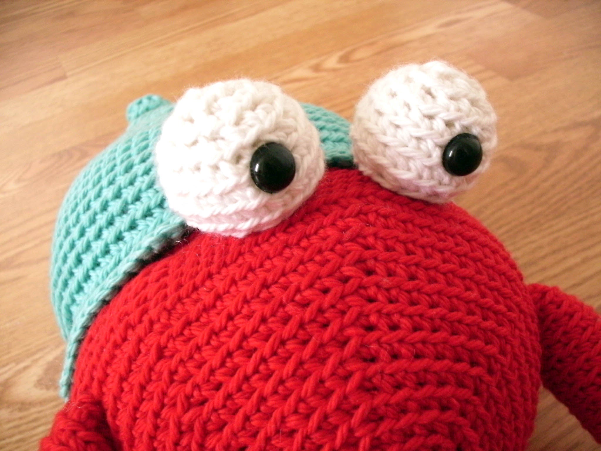 Jack the Hermit Crab Crochet Amigurumi Pattern