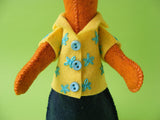 Herbie Hound - felt dog softie pattern