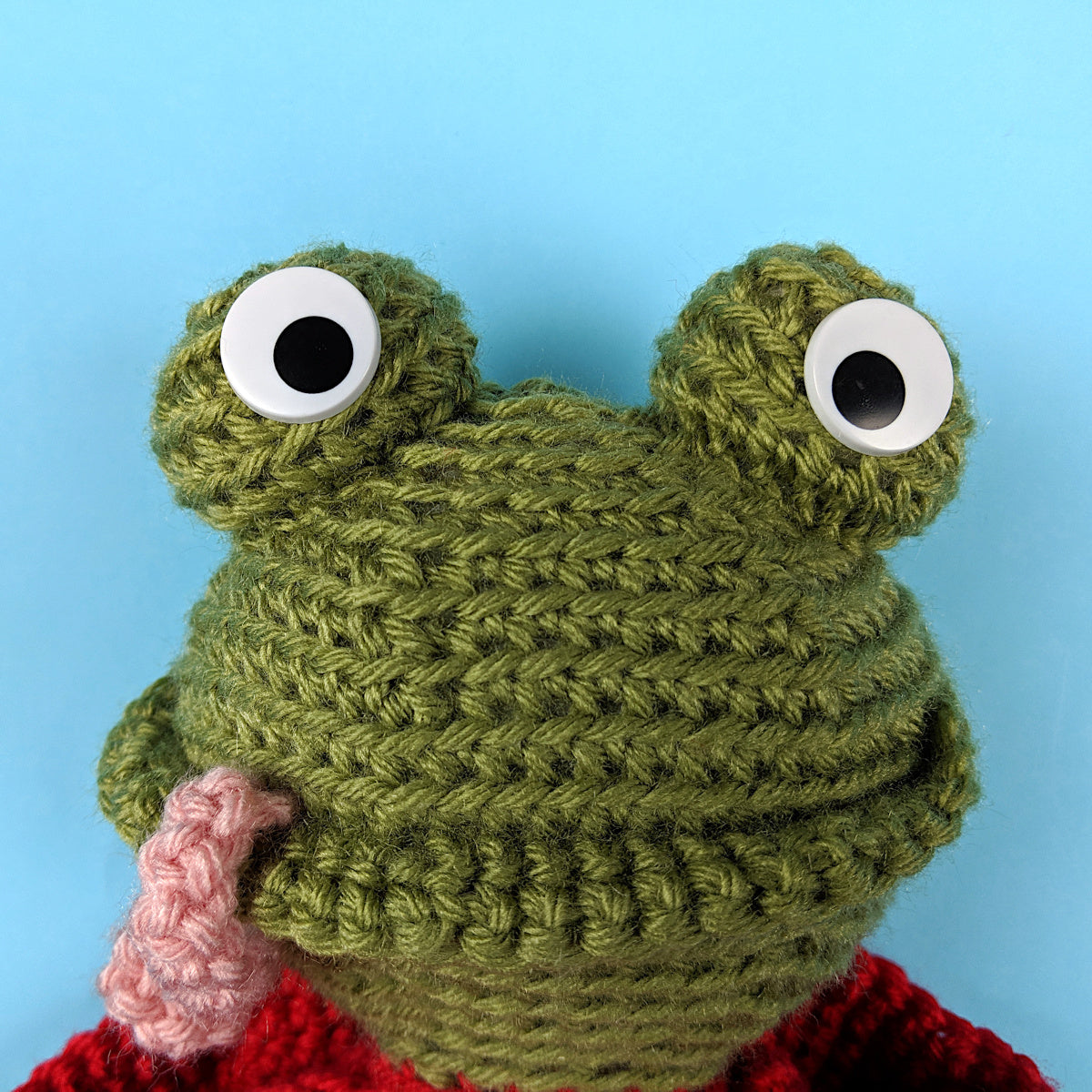 Finley the Frog Crochet Amigurumi Pattern