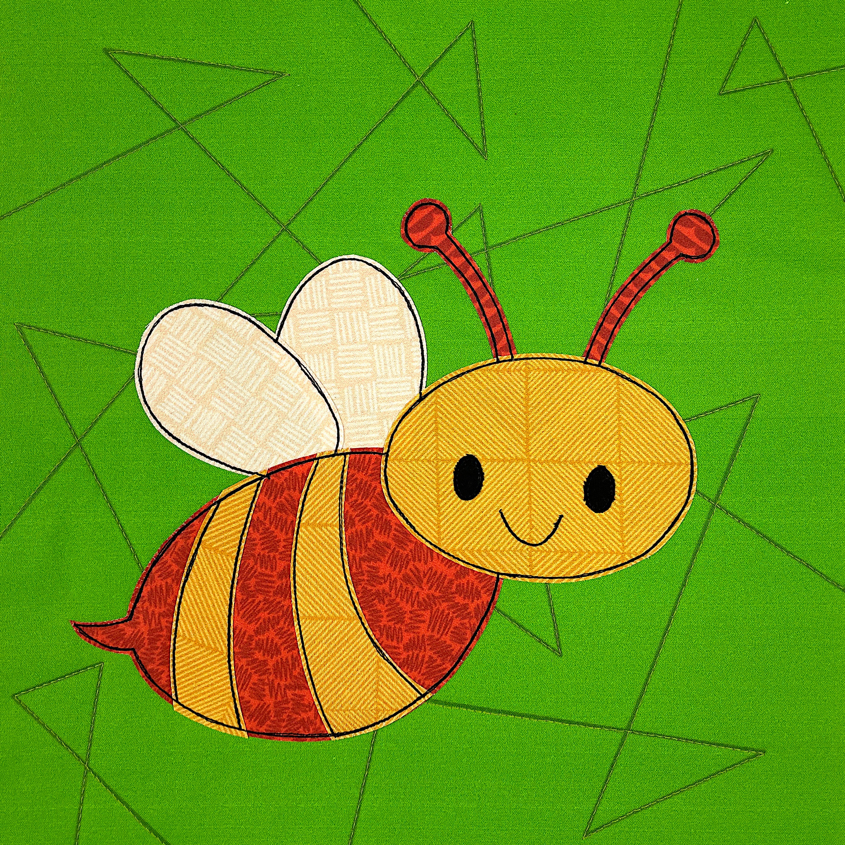 Bellamy Bee Applique Pattern