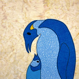 Papa and Baby Penguin Applique Pattern