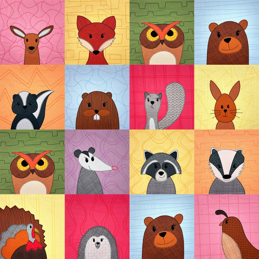 Woodland Critters Quilt Pattern – Shiny Happy World woodland-critters-quilt-pattern-shiny-happy-world